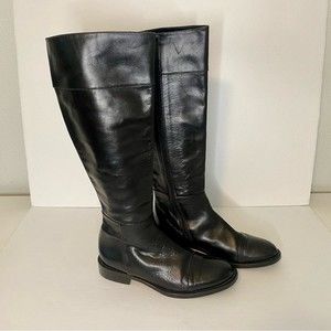 Andre Assous Collection black riding boots. Size 7.